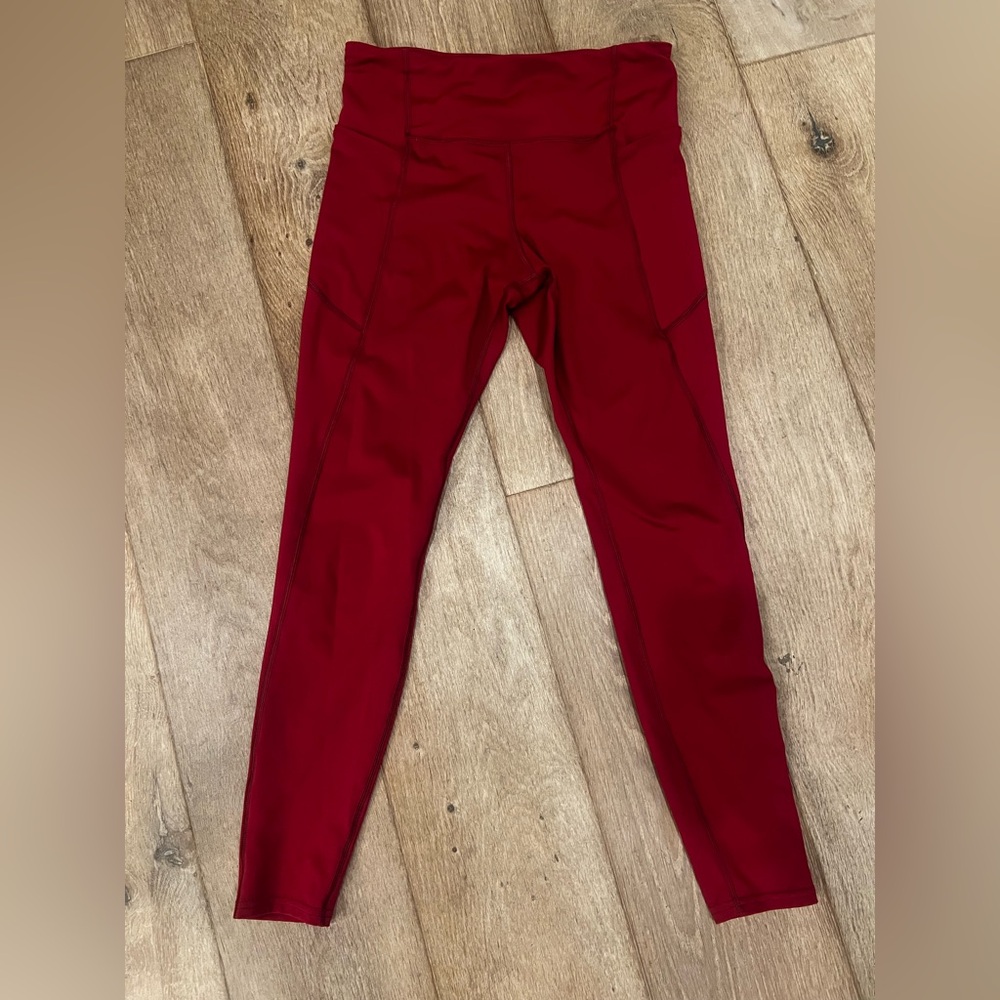 Brooks *worn twice* method 3/4 tight in burgundy